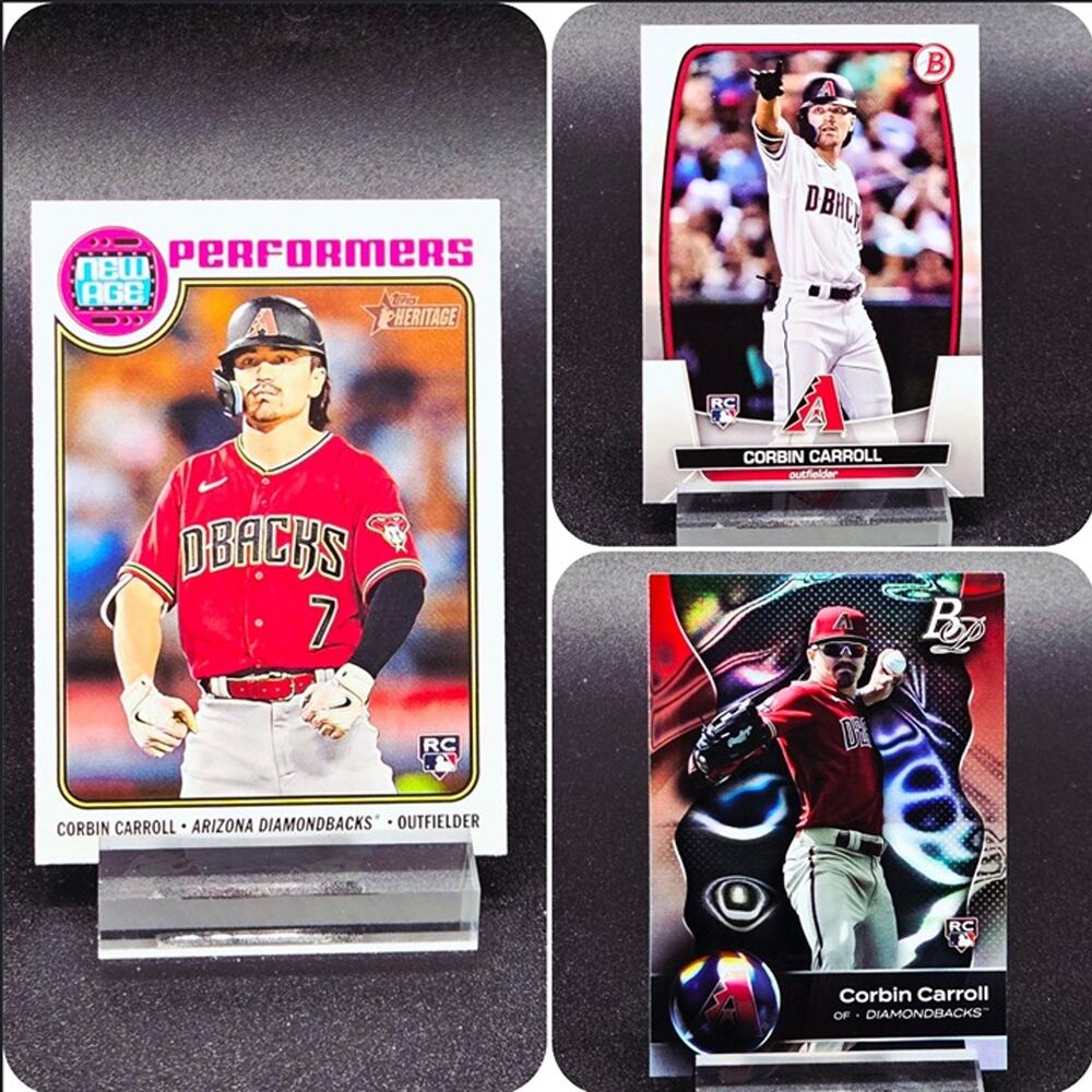Corbin Carroll Bowman Platinum New Age Performers RC Arizona Diamondbacks Star